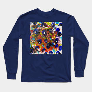 Flores abstractas Long Sleeve T-Shirt